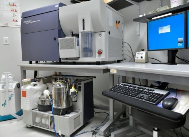 Flow cytometry equipment